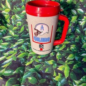 NFL Oilers Red and Gray Mug
